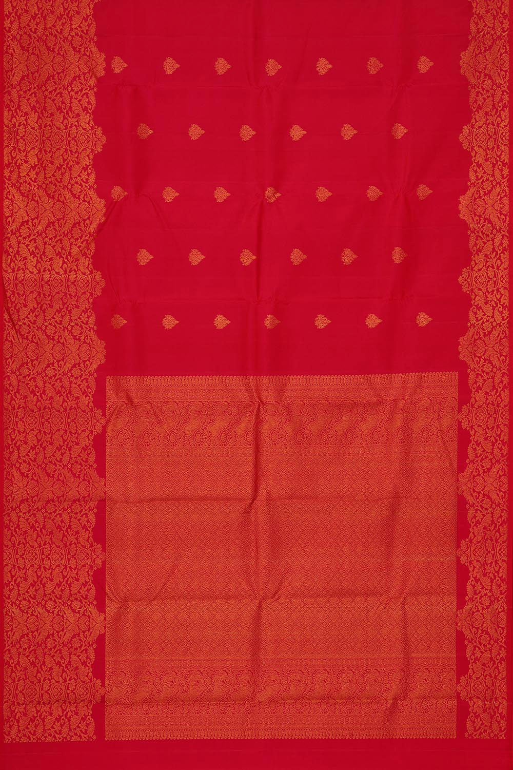 Image of Arani Silk Reddish Pink Saree